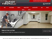 Tablet Screenshot of garagevisionco.com